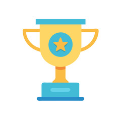  Stylish Trophy Icon for Recognition