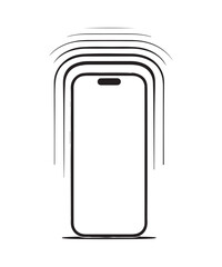 Modern Cellphone Symbol