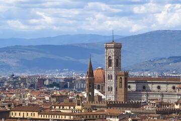 View of Giotto's Bell Tower in Florence