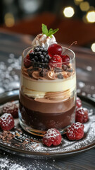 Ice Cream Sundae with Toppings