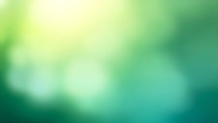 Fototapeta premium Abstract gradient blending green and blue tones, creating a dreamy and atmospheric color transition.