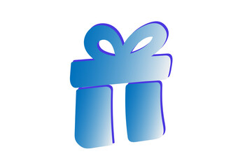 Gift box cartoon illustration png 