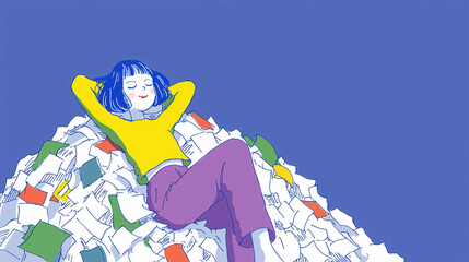 Office woman, femininity and business concept, empowered woman