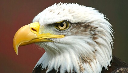 Obraz premium Close-up of an eagle's head. Sharp focus (2)