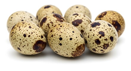 Spotted quail eggs