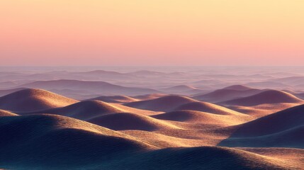 Sunrise desert landscape