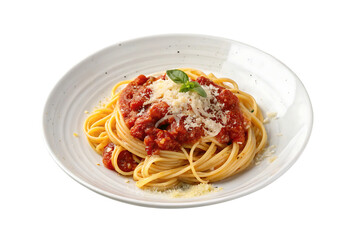 Plate of Pasta Deliciously Served