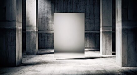 Metallic Print Mockup Gritty Urban Gallery Raw Industrial Artistic Statements