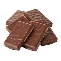 Fototapeta premium Indulge in rich chocolate wafer cookies a delightful sweet treat perfect for snacking or dessert anytime