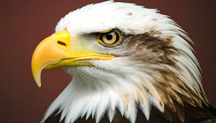 Close-up portrait of an eagle's head (1)