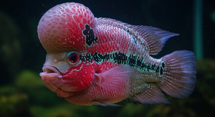 Fototapeta premium Ornamental fish in aquarium display