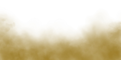 Particles of dust, sand, soil, smoke, and clouds are separated on a transparent background. Rising sand dust explosion, haze, and brown sandstorm. PNG, overlay, and compositing design element