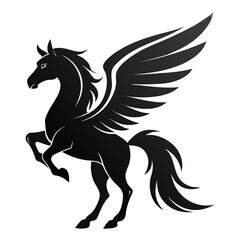 Fototapeta premium Pegasus Silhouette