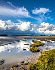 Scenic coastal landscape at dawn