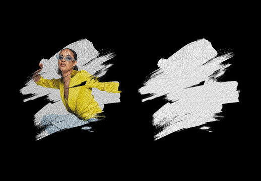 8 Brush Stroke Mockups