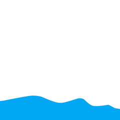 blue wave background 