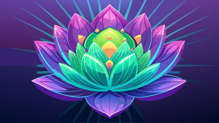 vector-lotus-flower--gradient-glow---