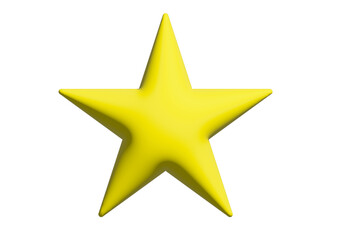 Obraz premium 3Dの星アイコン