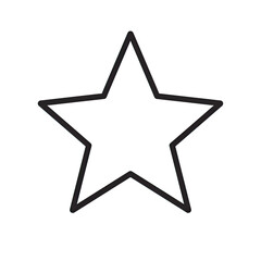 Fototapeta premium A Glowing Teal and White Five-Pointed Star on a Dark Background for Digital Art Graphic Design Element