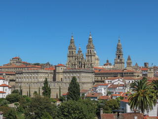 Fototapeta premium Cathedral Basilica in Santiago de Compostela
