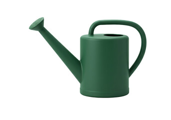 Isolated green watering can for gardening or watering houseplants in a domestic setting © Evans