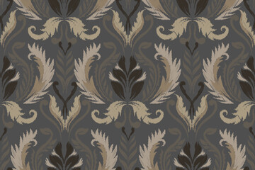 Damask pattern in vector for background, fabric, motif, etc.