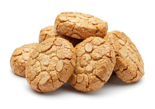 a handful of amaretti crunchy almond cookies