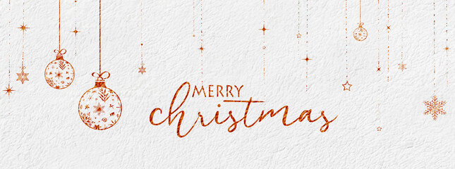 Marry christmas background with snowflakes	