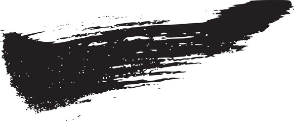 Silhouette Scatch Black brush stroke Vector Design