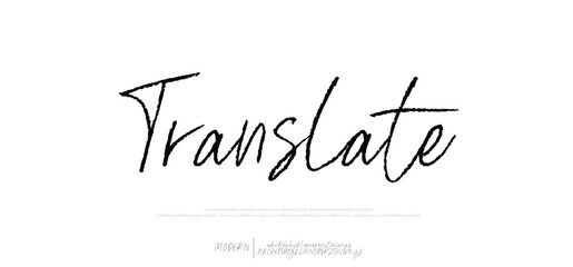 Hand drawn calligraphic vector monoline font. Distress signature letters. Modern script calligraphy type. ABC typography latin signature alphabet.