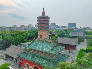 Obraz premium Wenfeng Pagoda of Tianning Temple in Anyang City, Henan Province