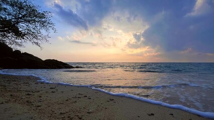 Golden Silence by the Shore