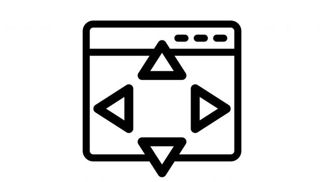 full window icon animated	
