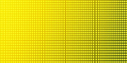 Abstract yellow halftone dot pattern background texture, yellow background, summer