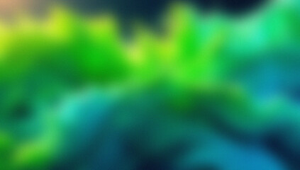 Abstract Blurry Green and Teal Swirling Background blue