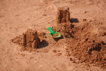 sand castle in the sand