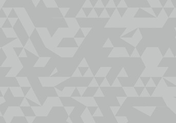Obraz premium Monochrome gray background of irregular triangle pattern that tile seamlessly across the surface, concept for digital wallpaper, presentation backdrop and modern interior design