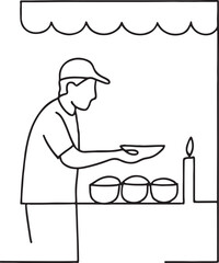 cook with a spoon