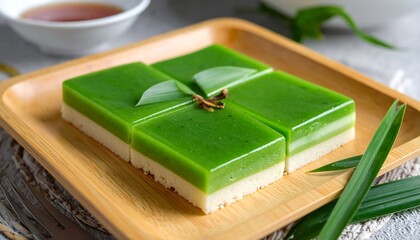 Delicious Green Dessert Squares.