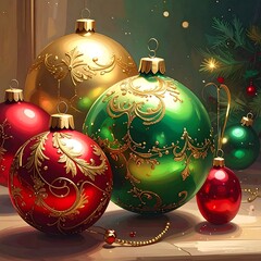 Christmas Ornaments Festive Decoration.