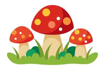 Felted Wool Mushrooms For Fairy Garden