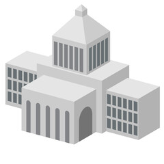 シンプルな国会議事堂