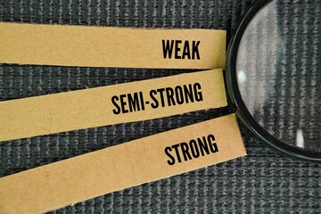 Three efficiency can refer to different concepts, such as the three types of market efficiency...