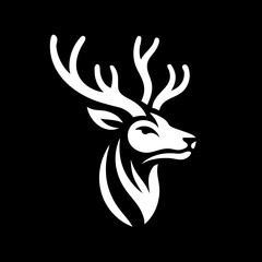 The Deer Head Logo Icon Symbol Head