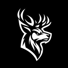 The Deer Head Logo Icon Symbol Head