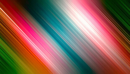 Diagonal Motion Blur – Color Streaks in Teal, Pink and Orange