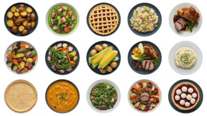 Delicious gourmet meal collection ready for festive occasions and celebrations