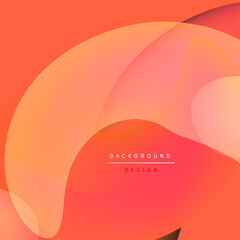 Obraz premium Abstract fluid shapes, warm color palette. Gradient shades create depth, modern design aesthetic. Minimalist composition, soft transitions.