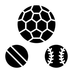 Fototapeta premium Sports balls Icon