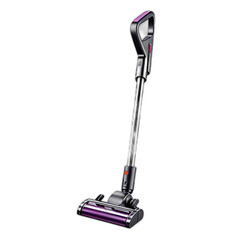 Modern Cordless Vacuum Cleaner -  Product photography on black back.